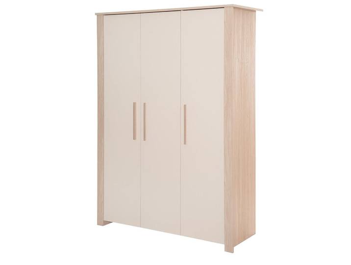 Roba Kleiderschrank Momo 3-türig, Kaschmir, Holzwerkstoff, 118x190x52 cm, Baby- und Kindermöbel, Babyzimmer, Babykleiderschrank