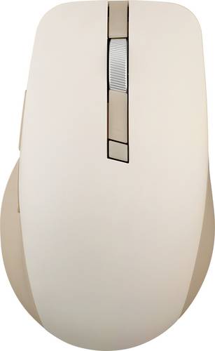 Asus MD200 Maus, beige, Silent Maus Kabellos Optisch Beige 6 Tasten