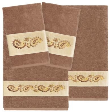Authentic Hotel and Spa Turkish Cotton Mackenzie 4PC Towel Set