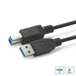 MicroConnect USB-Kabel 5 m Schwarz USB3.0AB5B