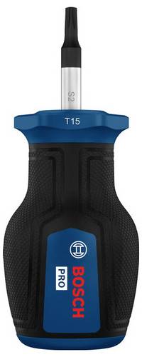 Bosch Professional PRO Stubby-Schraubendreher TX15 x 25mm TX-Schraubendreher Größe (Schraubendreher) TX 15 Klingenlänge: 25mm