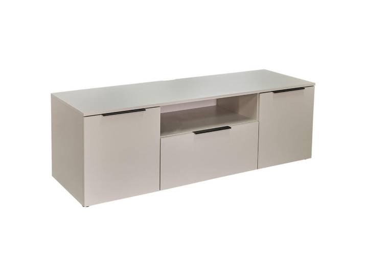 Xora Lowboard, Kaschmir, Kunststoff, 2 Fächer, 160x51.7x50 cm, Beimöbel erhältlich, stehend, Wohnzimmer, Wohnwände, Lowboards, Lowboards stehend