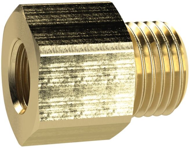 Riegler Raccord réducteur long, G 1/8 ext., G 1/8 int., SW 14, laiton (MS251L1818)