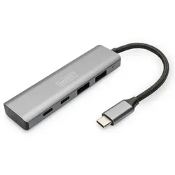 Digitus USB-C Hub, 4-Port , 2x USB A + 2x USB-C