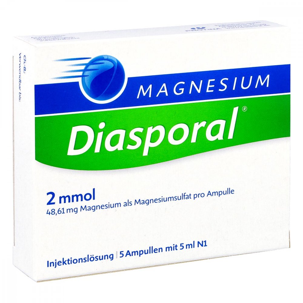 Protina Pharmazeutische GmbH Magnesium Diasporal 2 mmol Ampullen 08626756