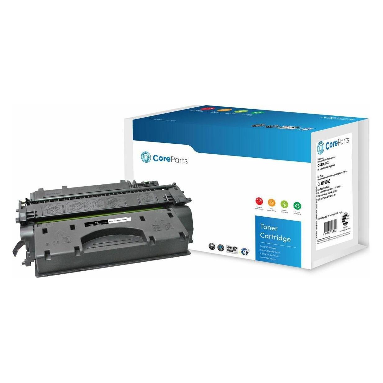 CoreParts QI-HP2068 Tonerkartusche (e) Kompatibel (BK) (QI-HP2068)