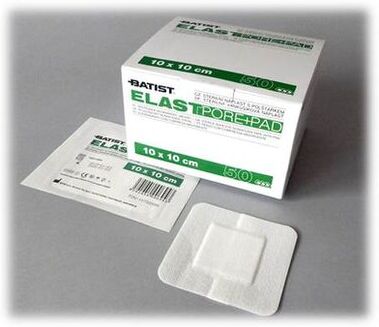Batist Pensos Cirúrgicos 10 cm x 10 cm Elastpore 50 un