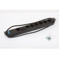 Triton RAB-PD-X06-A1 19" Steckdosenleiste 1HE 8x Schutzkontakt mit Kontrolllampe