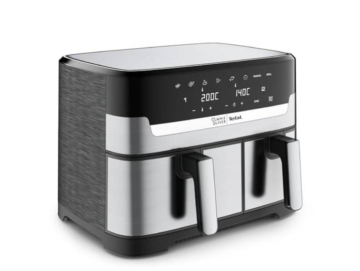 Jamie Oliver by Tefal Dual Drawer Heißluftfritteuse 8,3 L – Airfryer