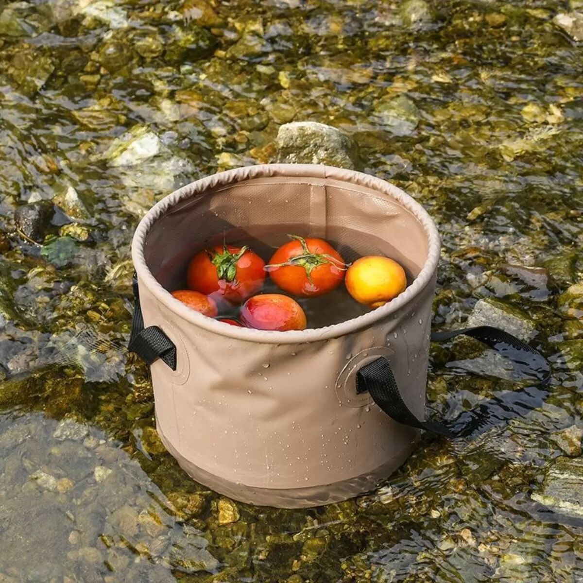 INF Seau d'eau pliable de camping 20L - Portable et multifonctionnel café