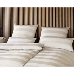 Elegante Jacquard-Satin Bettwäsche »En Bloc« 2414-07 Bettwäsche / 155x220 cm / 80x80 cm