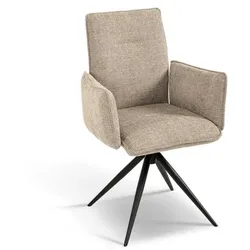 Komfort & Wohnen Stuhl Amarillo 6321-AA Stoff Beige Creme