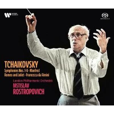 Sinfonien 1-6,Manfred(6 SACDs) - Mstislaw Rostropowitsch,LPO, CD