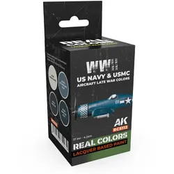 AK Real Colors WWII US Navy & USMC Aircraft Late War Colors SET