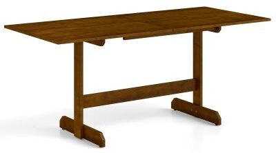Lirago 71 Inch Farmhouse Dining Table Wooden Kitchen Table for 6-8 with Rubber Wood Legs