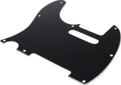 Harley Benton Parts TE-Style Pickguard BK LH Mattschwarz