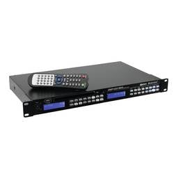 Omnitronic DMP-103RDS DJ Doppel Media Player 19 Zoll 11045011