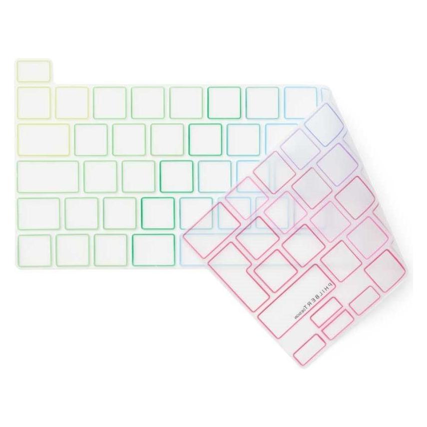 Philbert Design Transparent/Rainbow Keyboard Cover - MacBook Pro 13" | 16" (38037)