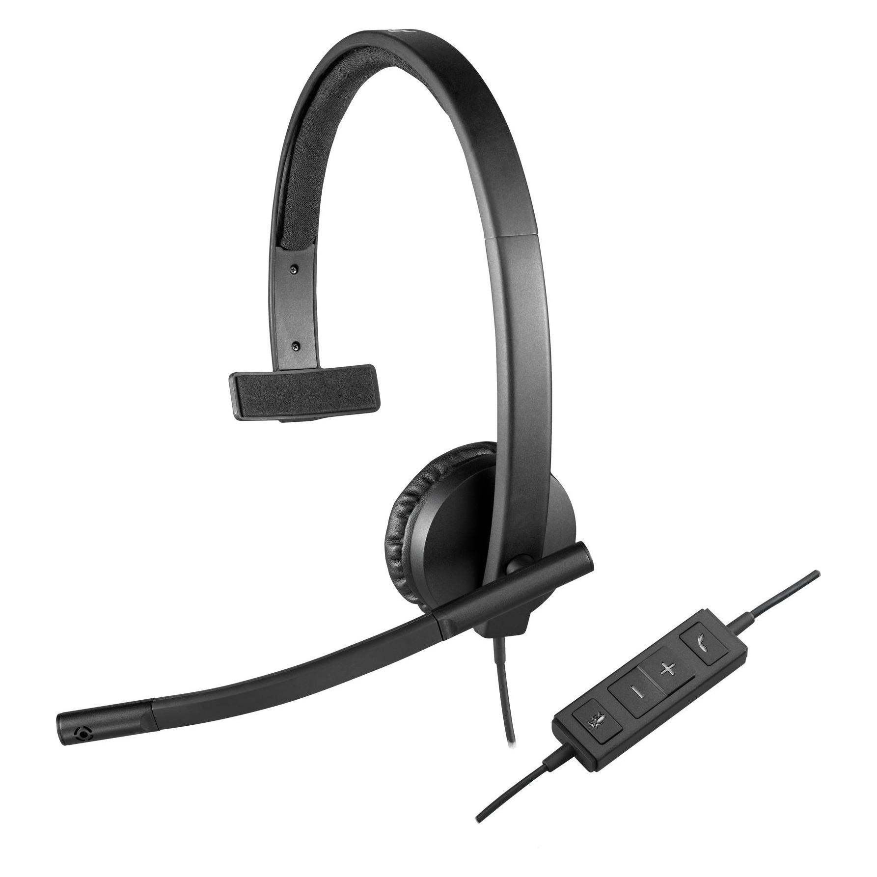 Logitech USB Headset Mono H570e (Kabelgebunden, USB-A, Microsoft Teams) (981-001426)