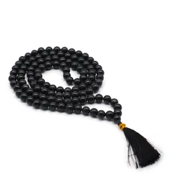 108 Bead Mala - Black Agate