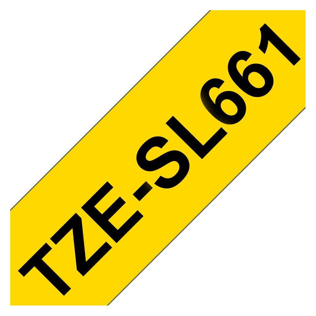 Brother Tze-Sl661 Printer Ribbon Black (Schwarz, Schwarz) (TZE-SL661)