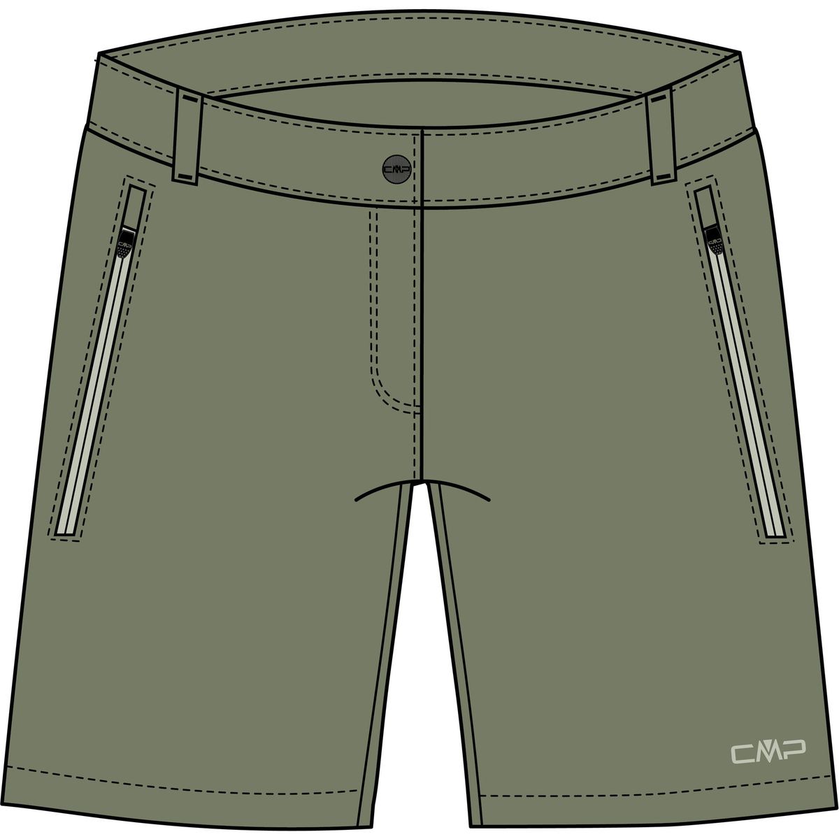 CMP KID G Short avocado (F805) 110 35T5165-F805-110