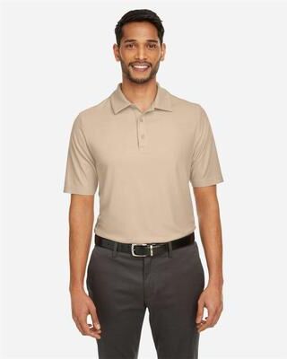 CORE365 CE112 Men's Fusion ChromaSoft Pique Polo Shirt in Stone size 2XL   Polyester