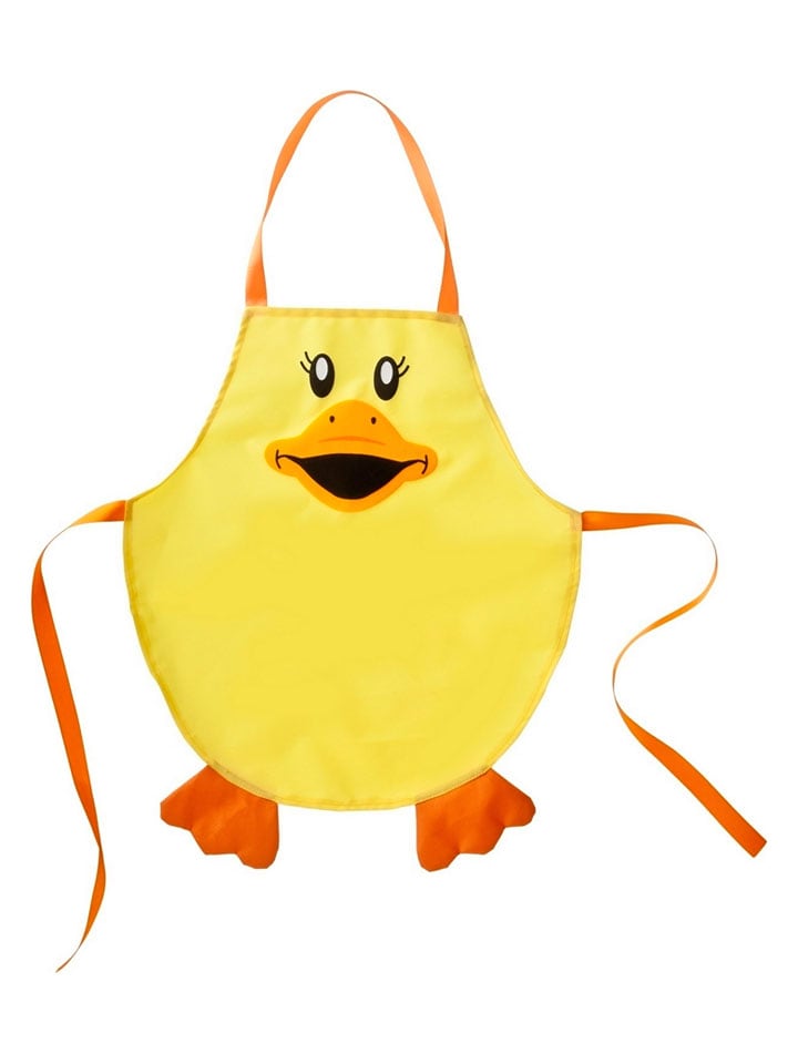 Vigar Kinder-Küchenschürze "Entchen" in Gelb - (B)40 x (H)49 cm - onesize