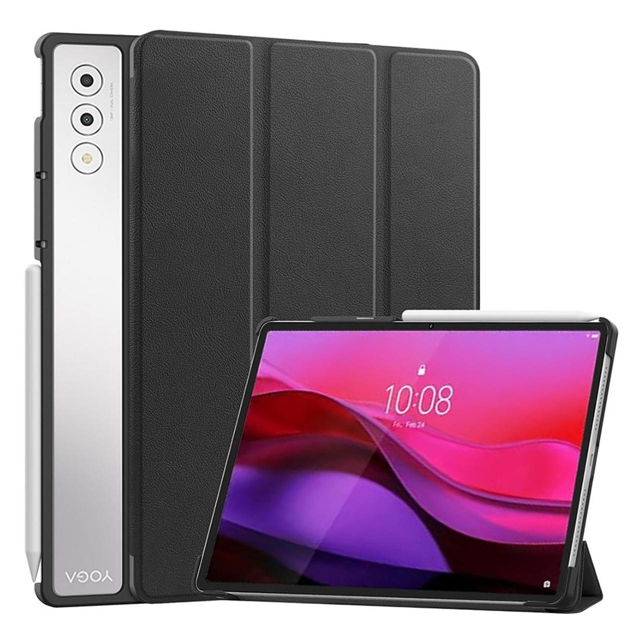 Just in Case PU-Leder Book Hülle Schwarz Lenovo Yoga Tab Plus (Lenovo Yoga Tab Plus) (8507334)