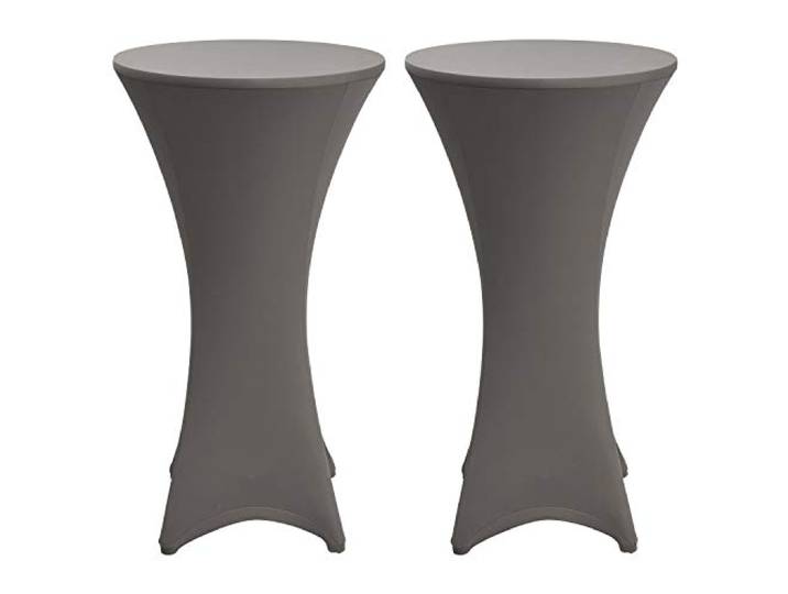 Beautissu Set van 2 stretch statafelhoezen antislip strijkvrij
