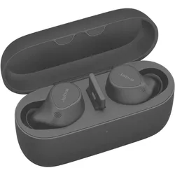 Jabra EVOLVE2 BUDS USB-A UC - (Kabellos, USB-A, Google Meet, Zoom), Office Headset, Schwarz
