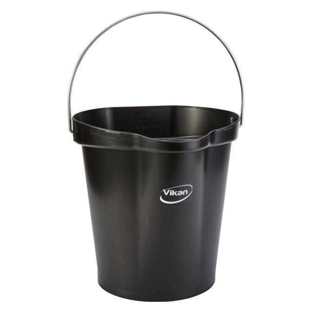 Vikan Hygiene Bucket 12 litre Black (1 Stk.) (56869)