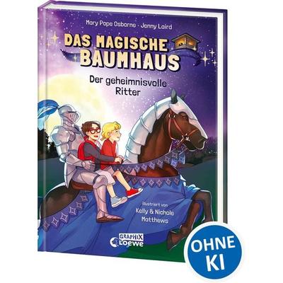 Das magische Baumhaus (Comic-Buchreihe, Band 2) - Der geheimnisvolle Ritter, Gebundene Ausgabe von Mary Pope Osborne,Jenny Laird, Loewe,