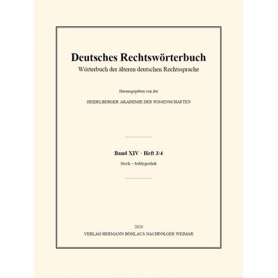 Deutsches Rechtswörterbuch, Taschenbuch von , Springer Berlin, 978-3-662-62594-1