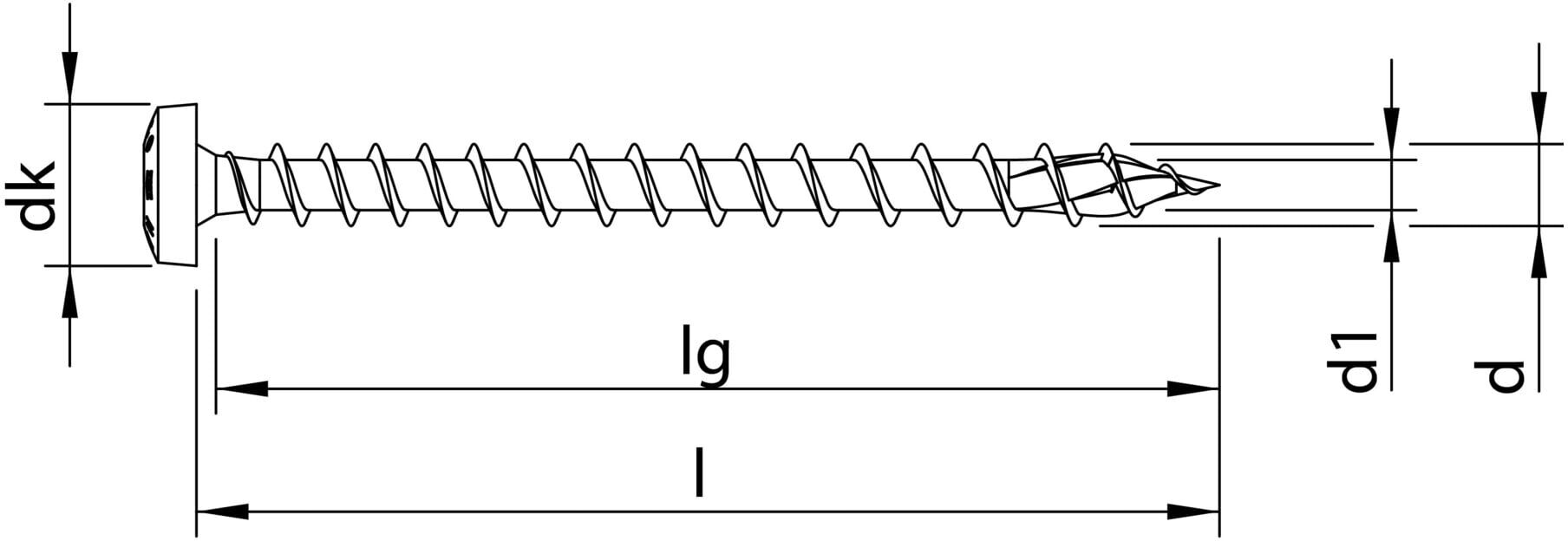 HECO-TOPIX-plus 4,0 x 35, Rundkopf, T-Drive, VVG, A3K (60465)