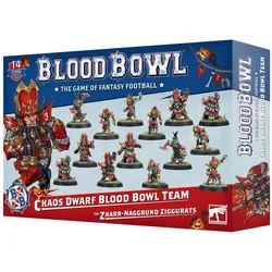 Games Workshop Chaos Dwarf Blood Bowl Team: The Zharr-Naggrund Ziggurats (Kunststoff)