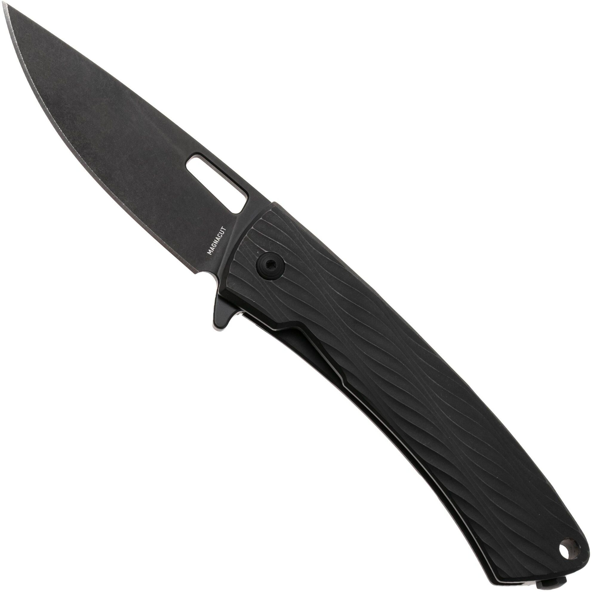 DPx Gear DPx Aculus DPACF052, Black PVD CPM MagnaCut, Triple Black Titanium coltellino tascabile