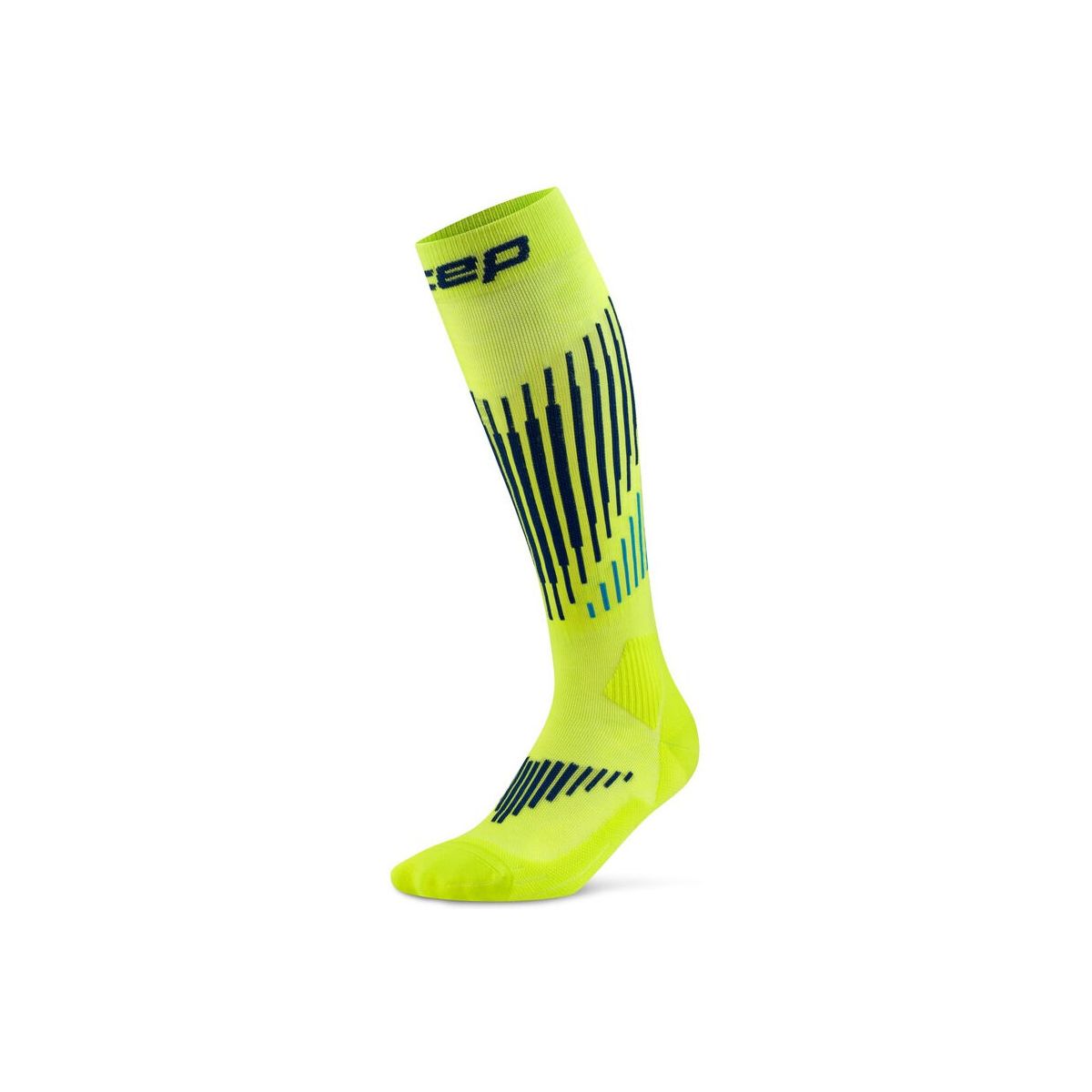 CEP Ski Touring Merino Socks, Tall, 3.0, Women lime/blue (654) IV WP70394