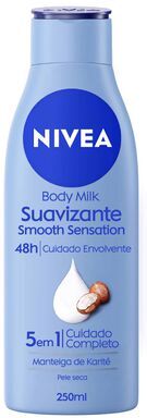 Nivea Leite de Corpo Smooth Milk Suavizante 250 ml