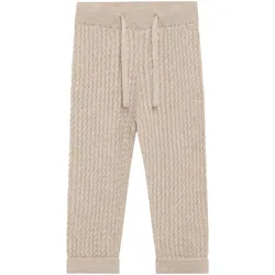 Noppies Strick-Jogginghose, beige, 68