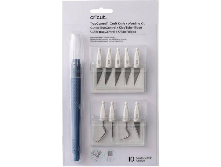 Entgitterungs- und Messerklingen-Set Cricut - Farbe: Blau - Entgitterungshelfer