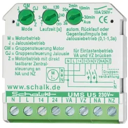 Schalk, Aktor, AUF/ZU-Steuerung UMS U5 230VAC,2S,10A Jalousiesteuerung 4046929401036
