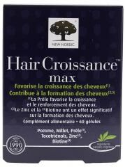 New Nordic Hair Croissance Max Complément Alimentaire 60 Gélules - Boîte 60 Gélules