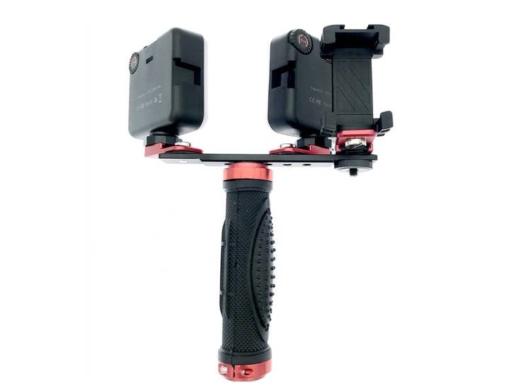 Lumière de photographie dentaire et support pour téléphone portable