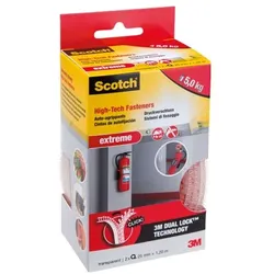 Scotch Klettband »Extreme«, 25 mm/1 m transparent