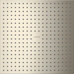 hansgrohe AXOR ShowerSolutions Kopfbrause 300/300 2-jet, Decke-Aufputz, 35321820, Farbe: Brushed Nickel