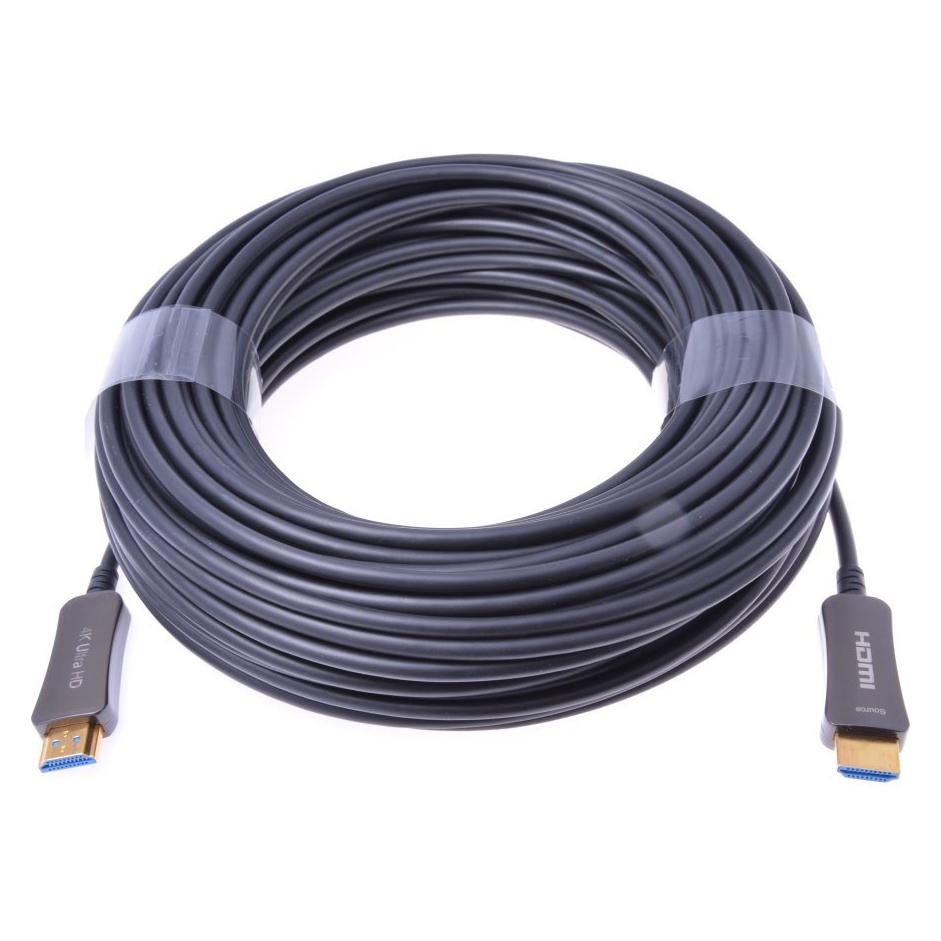 PremiumCord optický fiber High Speed with Ether. 4K@ kabel, M/M, zlacené konektory (20 m) (KPHDM2X20)