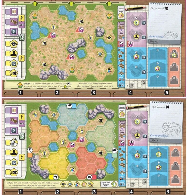 Super Meeple ARK NOVA - Plateau zoo recto/verso bonus