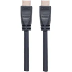 Manhattan HDMI – HDMI (8 m), Videokabel, Schwarz