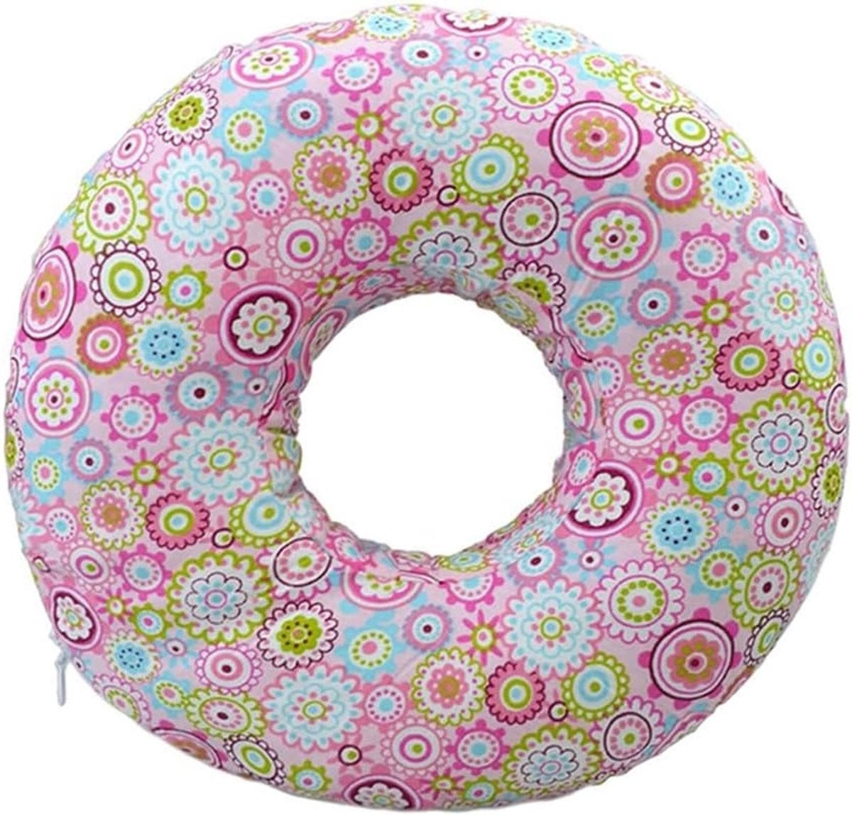 Donutkussen voor oorpiercing en pijnverlichting voor zijslapers